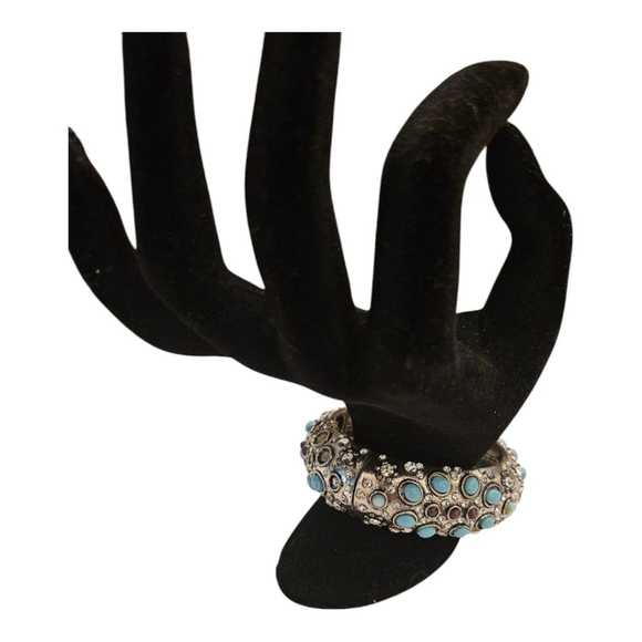 Women's Unbranded Bracelet One Size Silver and Blue - Picture 5 of 6